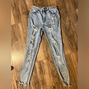 women’s tinseltown ripped skinny jeans size 5